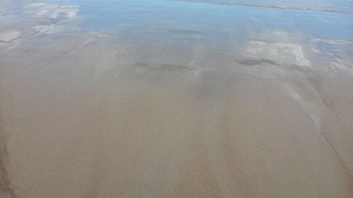 Close-up of sand on beach