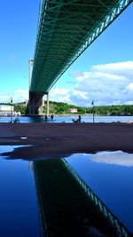 Bridge over river
