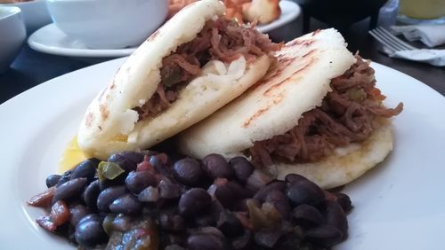 Close-up of food in plate