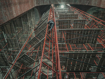 Low angle view of construction site