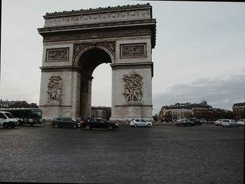 View of road in city