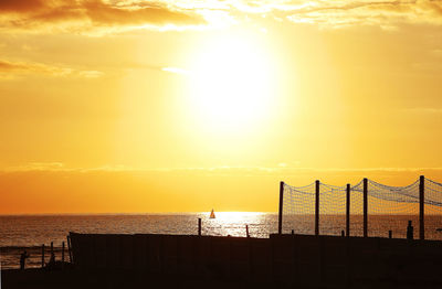 Scenic view of sky during sunset