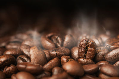 Close-up of coffee beans