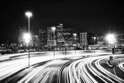 City street at night