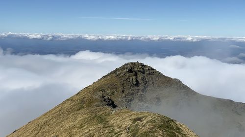 Panoramic view of mountain against sky