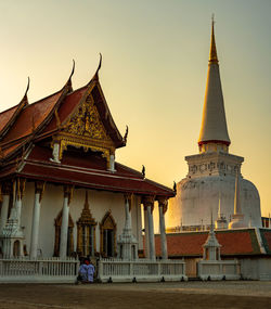 Temple against sky