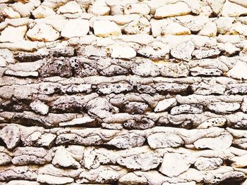 Full frame shot of stone wall