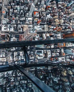 Aerial view of city