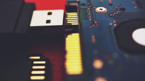 Close-up of computer keyboard