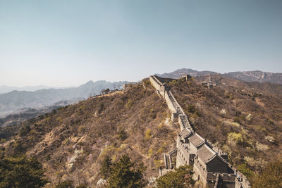 Scenic view of mountain against sky