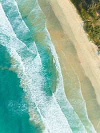 Aerial view of beach