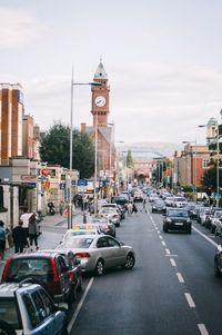 View of city street