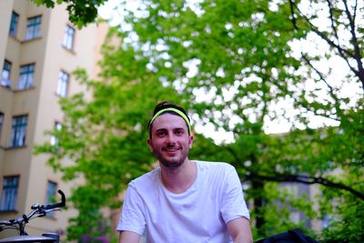 Portrait of a smiling young man