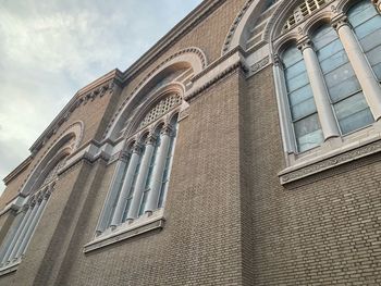 Low angle view of building against sky