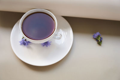 Close-up of coffee on table