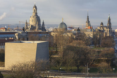 View of cathedral against cloudy sky