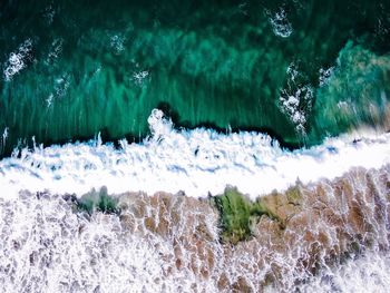 Aerial view of sea