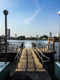 View of city at waterfront