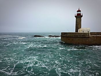 Lighthouse on beach