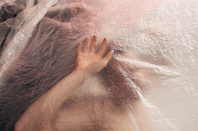 Close-up of human hand