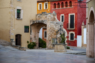 Buildings in a town