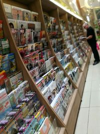 Full frame shot of market stall