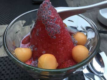 Close-up of fruits in bowl