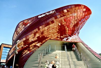 Low angle view of staircase