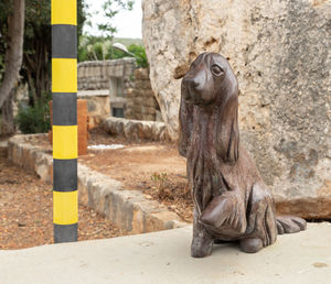 Low angle view of statue