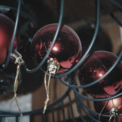 Close-up of beer glass
