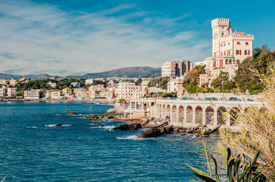 View of city at waterfront