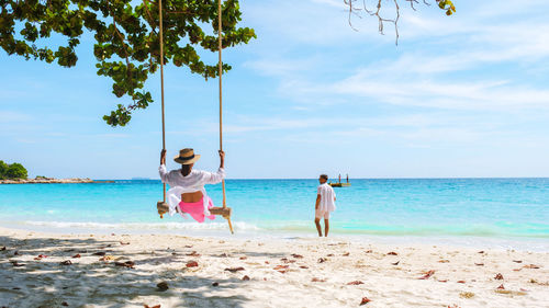 People on beach