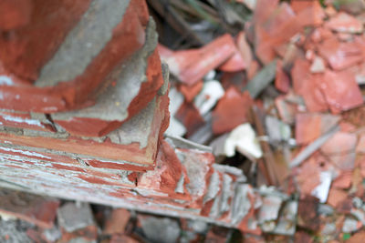 Full frame shot of rusty metal