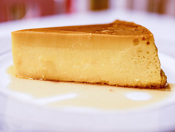 Close-up of dessert in plate