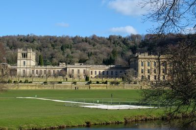 Chatsworth house and landscape 