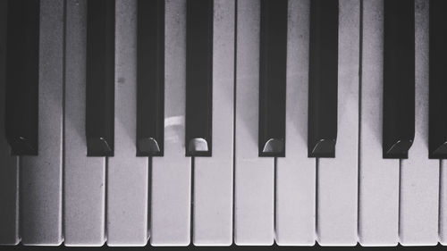 Full frame shot of piano