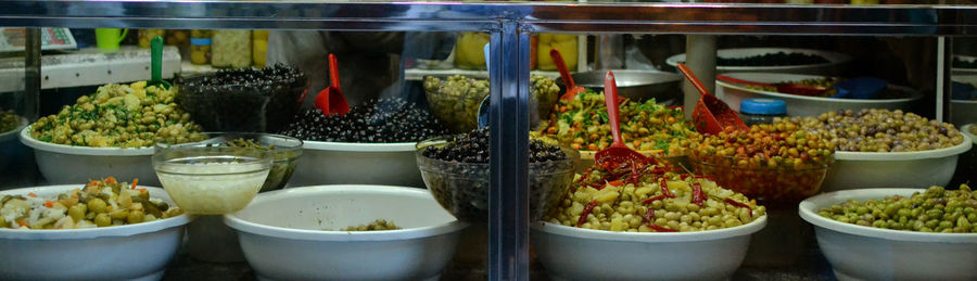 Close-up of vegetables for sale in market