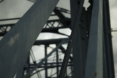 Close-up of bridge against sky