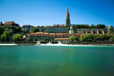 View of buildings at waterfront