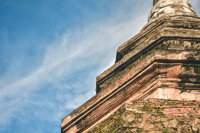 Low angle view of building against sky