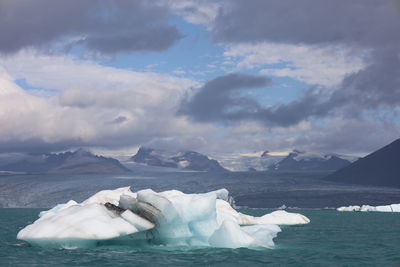 Icelandic galcier lagoon