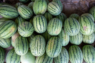 Full frame shot of fruits for sale at market stall