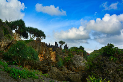 Scenic view of mountain against sky