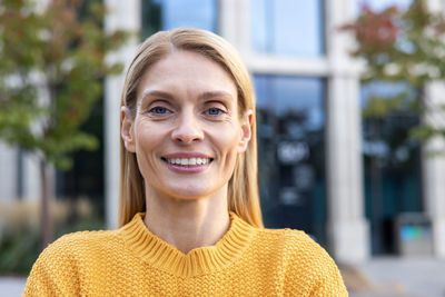 smiling