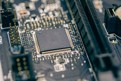 Close-up of circuit board