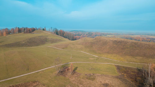 Scenic view of landscape against sky