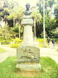 Sculpture in cemetery