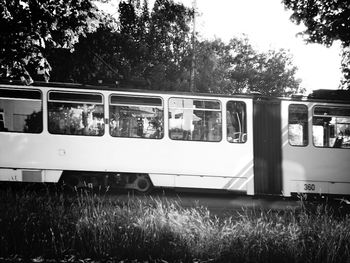 Railroad tracks in the background