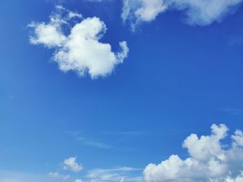 Low angle view of clouds in sky