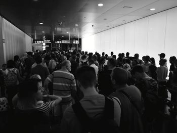 Crowd at music concert